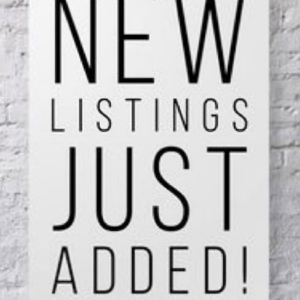 Be The First To Check Out My Listings!!